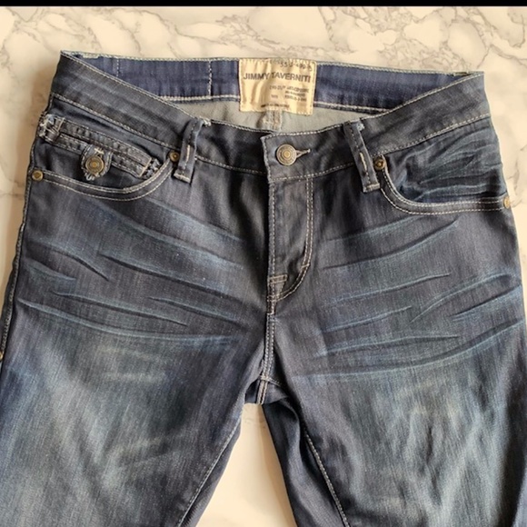 JIMMY TAVERNITI Denim Jeans SIZE 27 - Picture 2 of 11